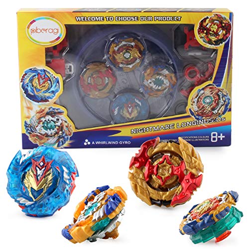 PWTAO Bey Burst Battle Case Toy Set 4 Pieces Gyro 1 Blade Burst Starter with Battle Stadium for Spinning Top Game Great Birthday Gifts for Boys Girls Kids - Thumbnail 5