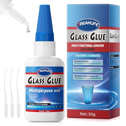 Dreahlife GLUE For Glass Repair, 30G Super Instant Glass Glue cover