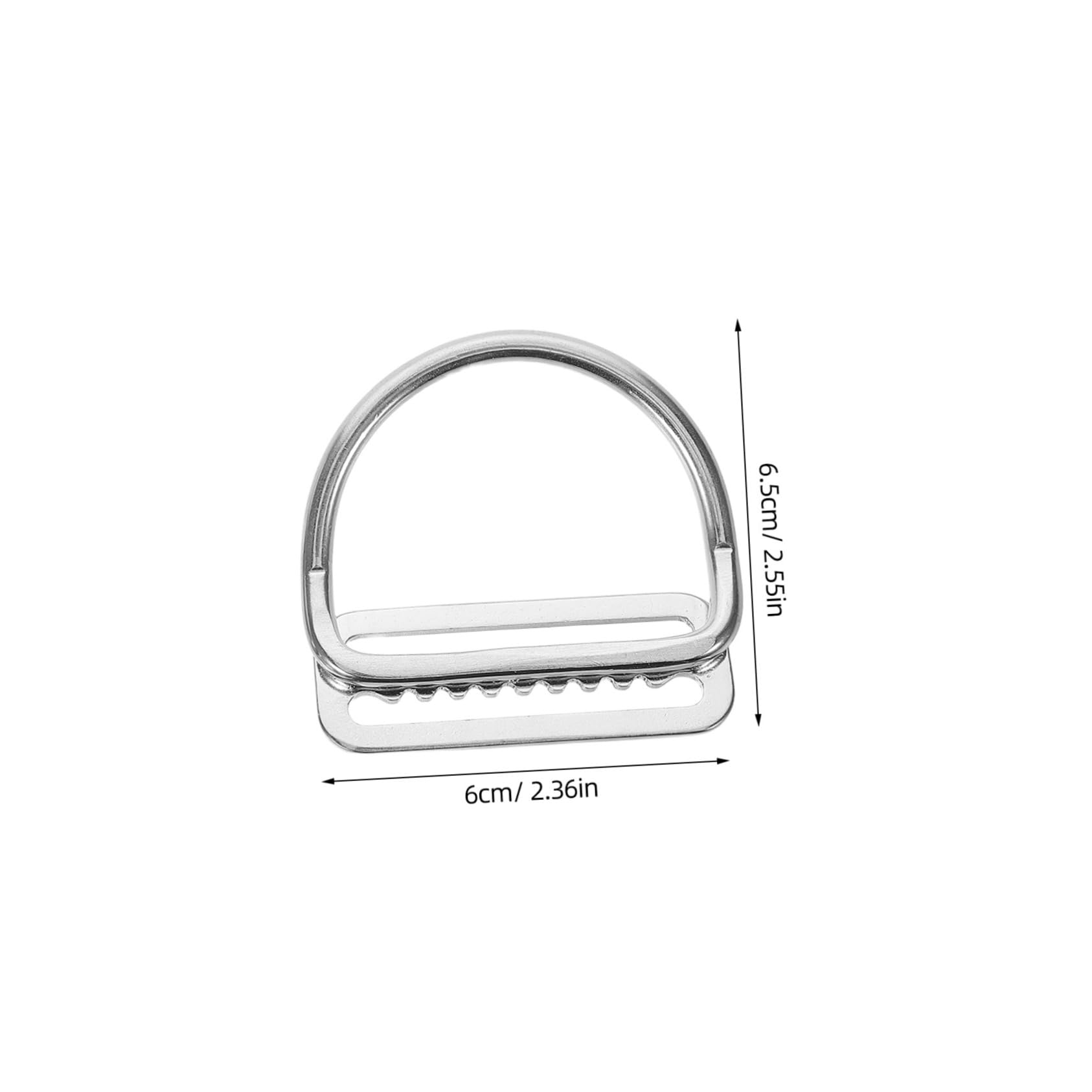 Toyvian 2pcs Durable Dive Gear Fasteners with D Ring for Scuba Diving Snorkeling Outdoor Activities Resistant Design