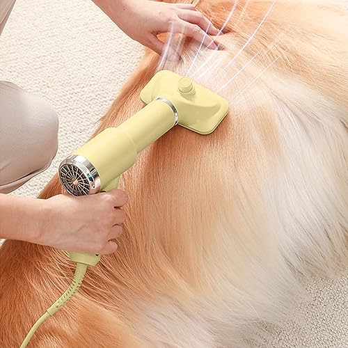 Dog Hair Blower, New Upgraded 2 In 1 Pet Grooming Hair Dryer Slicker
