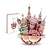 Kw-tool 3D Building Puzzles, Ville de Moscou en Miniature Puzzle 3D Kit de modèle de Construction de Bricolage Jouets éducatifs pour Enfants 68 pièces