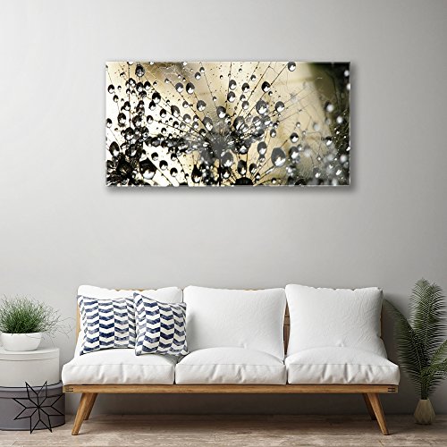 Tableau moderne floral Tulup impression sur verre 100x50cm pour embellir un mur vide - 4
