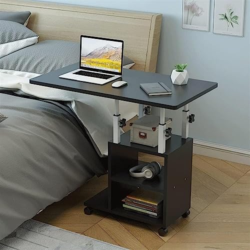 Table d'ordinateur roulant pour éviter le mal de dos : ajustement fluide pour PC portable