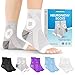 Produktbild BraceAbility Neuropathy Socken mit peripherer Neuritis Kompression Diabetische Zehenlose Fußärmel für Nervenschäden Schmerzen Füßen, Knöchelgicht,Plantar Fasciitis Relief für Männer und Frauen(XL)