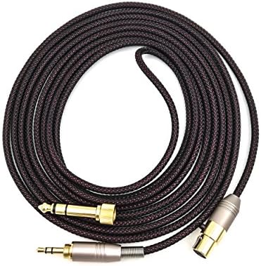 KetDirect Replacement Cable for AKG Q701 / K240 / K240S / K240MK II / K702 / K271s / K141 / K171 / K181 / K271 MKII/Pioneer HDJ-200 Headphones Audio Upgrade HiFi 8.3ft