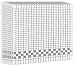Fecido Classic Kitchen Dish Cloths with Hanging Loop (12 x 12 Inches) - Set of 6, Silver Gray