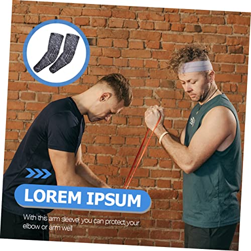 GANAZONO 2 Unidades braço de choque mangas de braço de basquete cotoveleira de golfistas cesta de dr