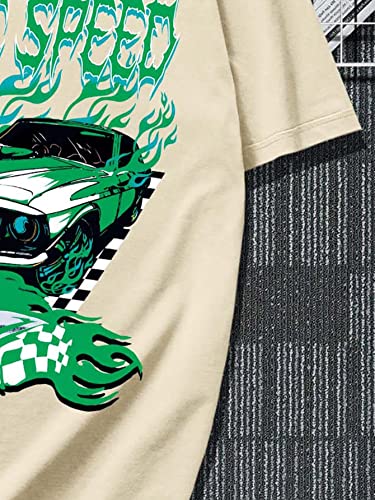 SOLY HUX Men's Graphic Tees Letter Print Vintage T-Shirts Short Sleeve Crewneck Casual Summer Tee Top4