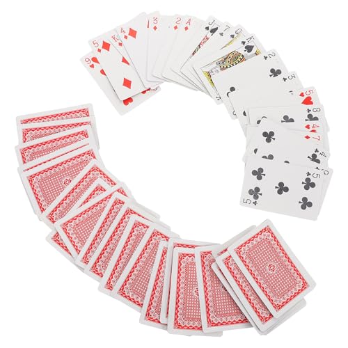 KICHOUSE Cartes à Jouer Braille Grandes Lettres Jeu de Cartes Ergonomique et Accessible pour Malvoyants et Aveugles Compatible Golf et Poker Jeu de Société Inclus Couleur