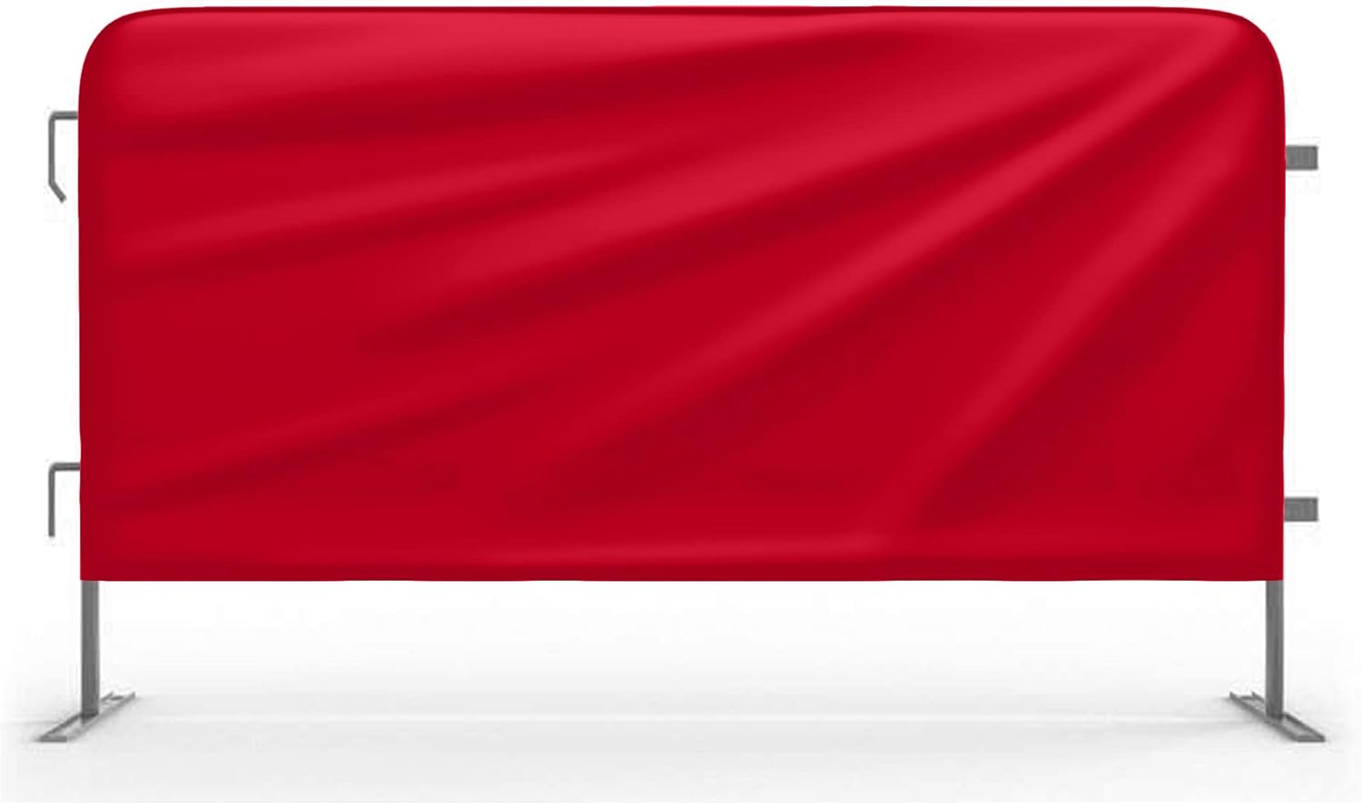 Heavy Duty Portable Crowd Control 8ft Barricade Jacket Cover - Angry Bull Barricades