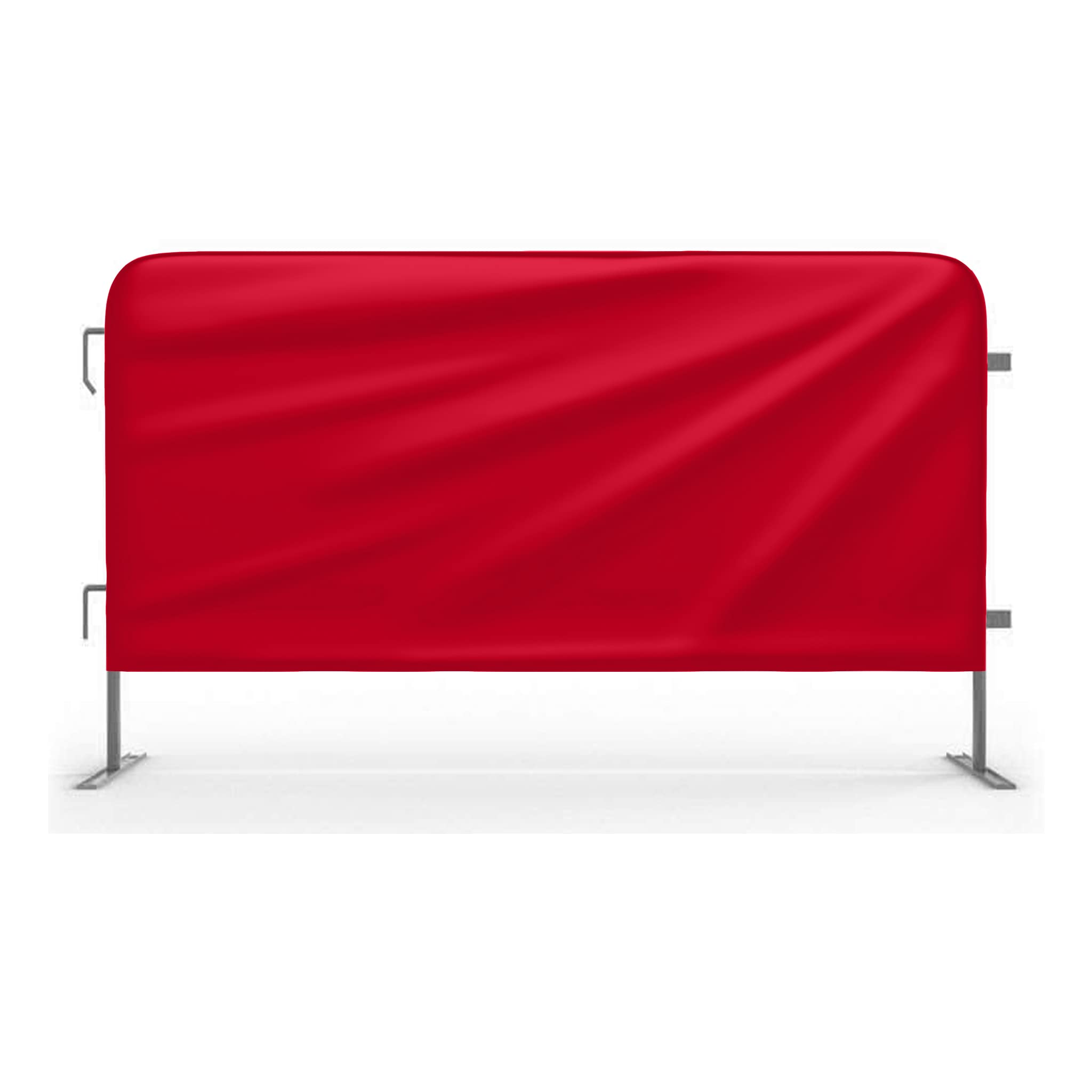 Photo 1 of Heavy Duty Red Crowd Control Barricade Jacket Cover, 40 in X 8 Ft