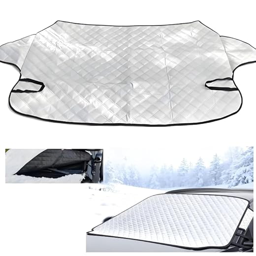YBERLAOBAN Protector Luna Coche Hielo para Seat Ibiza 2017-2025, Protector de Parabrisas, Cubierta Protectora para Invierno, Cubierta para Parabrisa