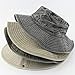 Summer Men Women Fashion Wide Brim Sun Cap Anti-UV Boonie Hat Unisex Portable Foldable Fishing Cap Adjustable Bucket Hat Grey