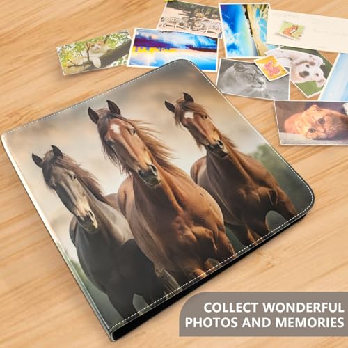 Álbum de Fotos para Scrapbooking DIY de Gran Tamaño con Cubierta de Poliuretano y Adhesivo Automático, para Bodas, Viajes y Recuerdos Familiares – Acepta Fotos de Cualquier Tamaño, 11,8" x 11,2" miniatura 5