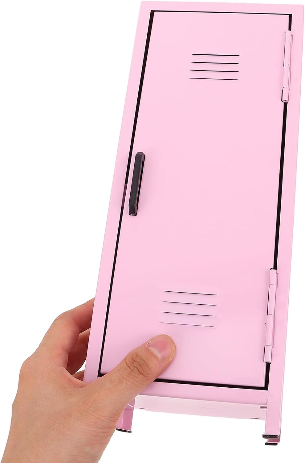 Makeup Organizer Box with Lock and Keys Mini Iron for Desk image 4