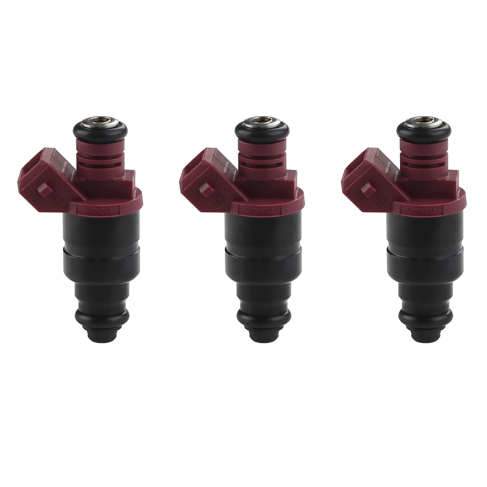 JDMON Fuel Injectors Replacement for John Deere 825i Gator 3 Cylinder MIA11720 5WY2404A 3 Pcs