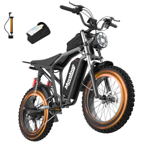 Electric Bike for Adults, 2000W/3000W Peak Electric Bicycle, 20 Inch Fat Tire 15.6AH/20AH Battery, 7 Speed Gear, Full LED Lighting System,E-Bike image 2