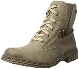 Pflegeleicht Rieker Damen 74242 Kurzschaft Stiefel, Beige (kiesel/mogano/Beige), 39 EU
