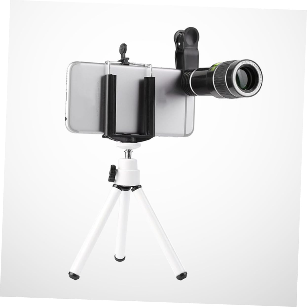 Homoyoyo Smartphone Camera Lens Set 20x Telephoto Lens Clip-on Universal Tripod Eyecup Random