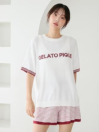 Amazon | [ジェラート ピケ] スムーズィーロゴジャガードプルオーバー