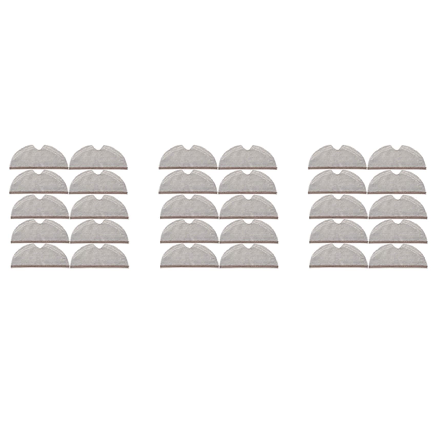 Hndhbfgrt 30Pcs Full Coverage Mopping Cloths for S5 S50 S51 S55 S6 S6 MAXV S5 MAX Vacuum Cleaner