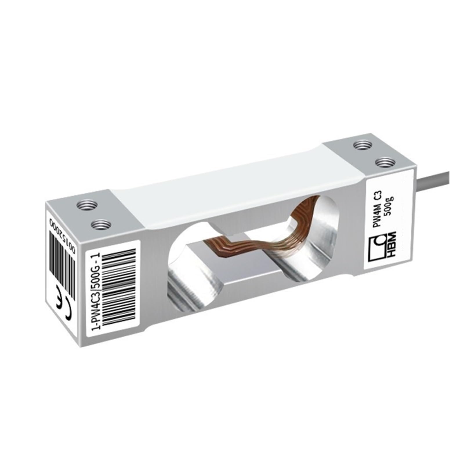 Capteur de poids pour balance, Capteur de charge à point unique en alliage d'aluminium HBM PW4MC3 300 g/500 g/2 kg/3 kg(3KG)