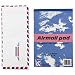 JAM Paper Airmail Stationery Set - Small - 22 Onion Skin Paper Sheets (6" x 9") & 25 Envelopes (4 1/8" x 9 1/2 ")
