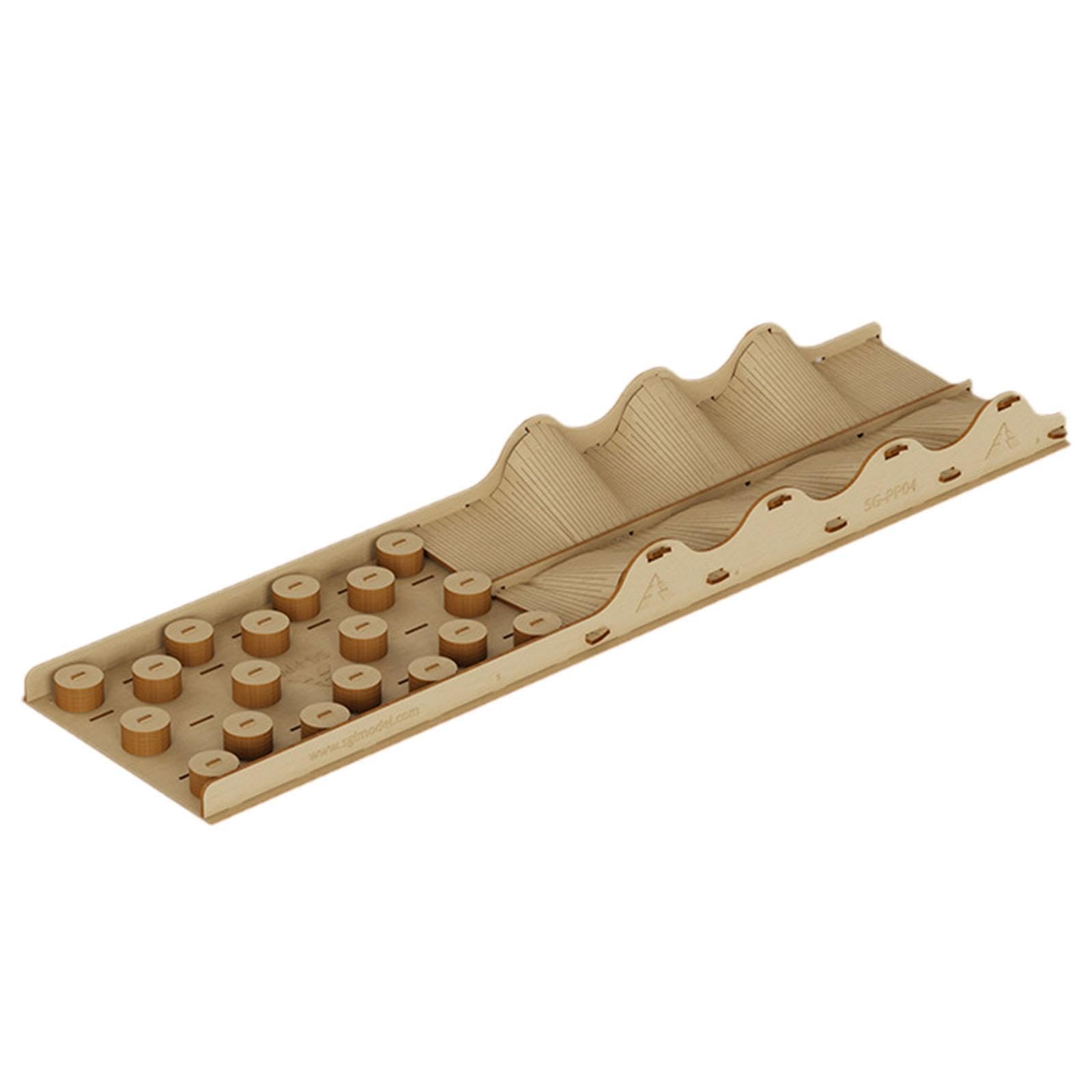 Ponte a ostacoli in legno RC Car Challenge Modello Ponte Percorso per divertimento in arrampicata con RC Crawler Cars Serve anche come mini rampa, Stile B