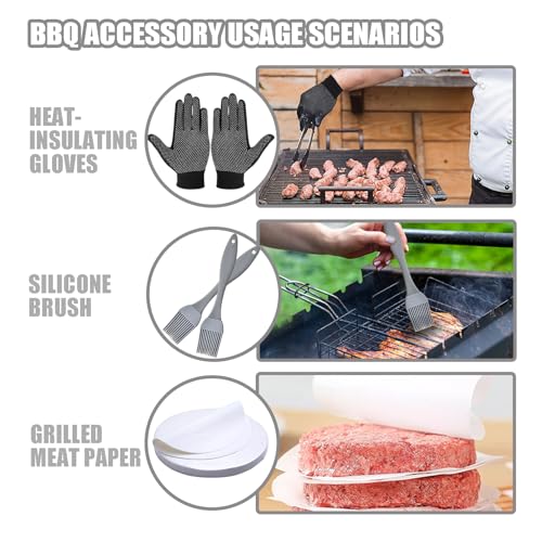 KUAWAK Cast Iron Smash Burger Press for Griddle – Round 7.9 Inch Heavy Duty Hamburger Patty Maker with Wood Handle, Flat Edge Smasher for Crispy Crust for Blackstone, Weber, Tailgating & BBQ by KUAWAK - Image 5