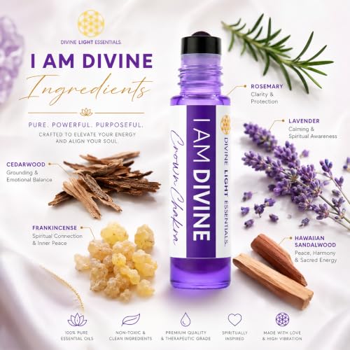 I Am Divine Aceite Esencial Elixir Chakra Corona miniatura 3