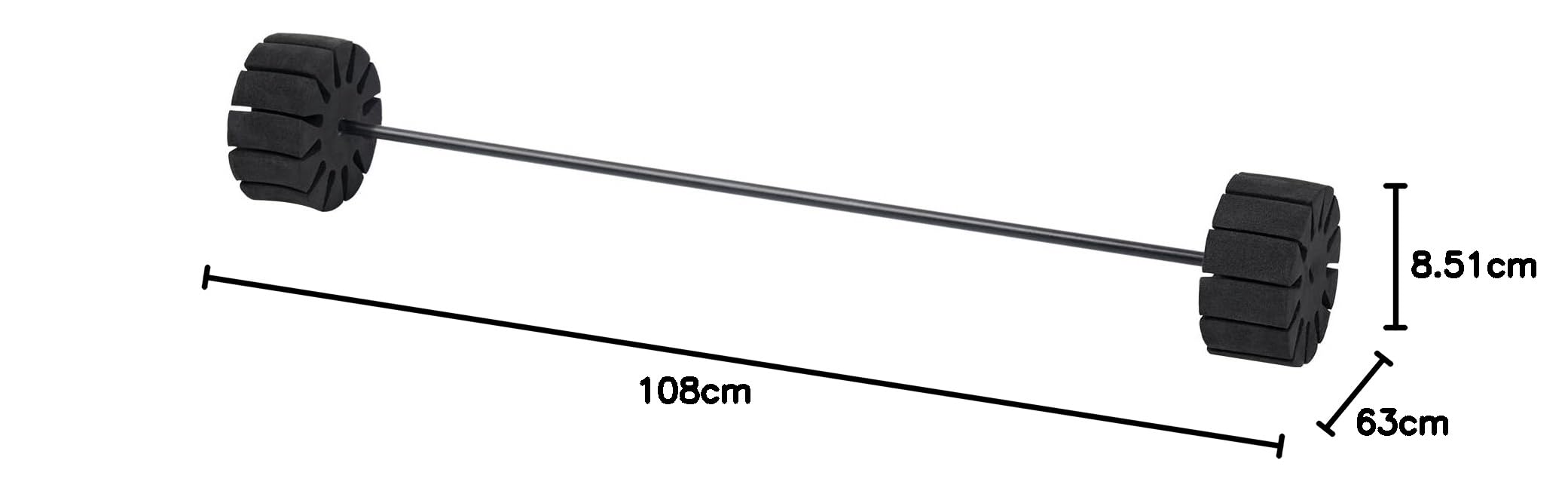 Toparchery Carquois pour flèches tubes, 63 à 100 cm, en plastique, avec séparateur de flèches EVA, accessoires de tir à l'arc