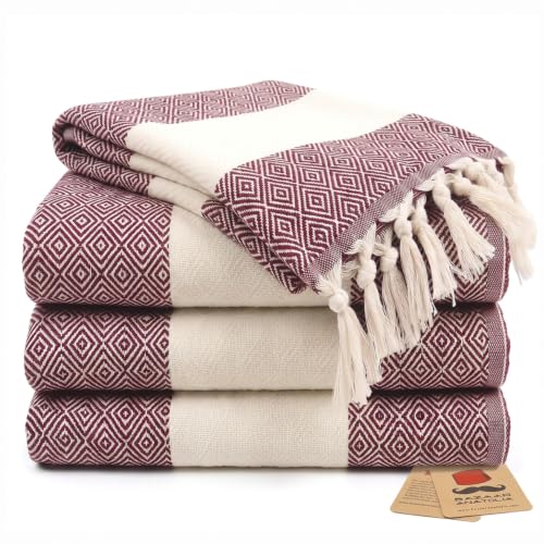 Turkish Hand Towels 4-Pack