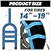 Towmax Tow Dolly Basket Straps with Flat Hook, 2 Pack Tow Dolly Strap Bonnet Net Fits 14