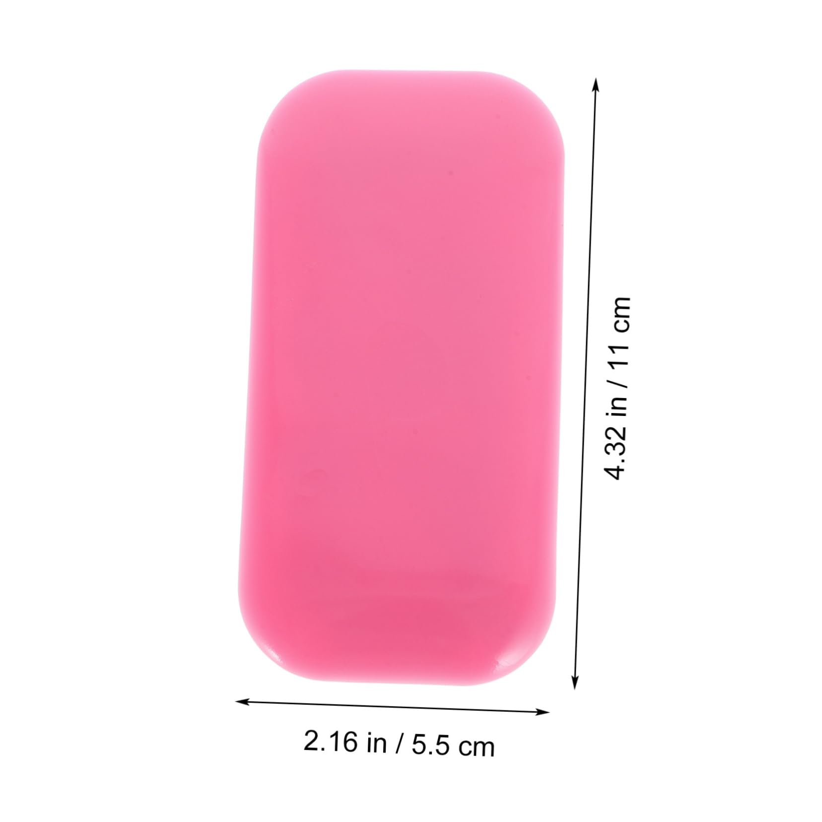 FOMIYES 4pcs Silicone Lash Pads for Eyelash Extensions Portable Lash Tray Eyelash Holders for Women