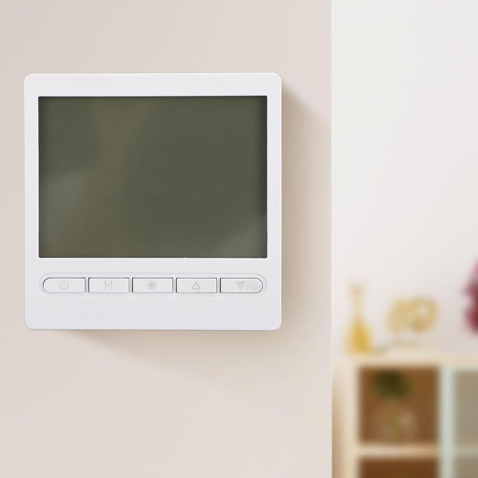 Termostato doméstico Controlador de temperatura inalámbrico RF, termostato con pantalla LCD digital para bomba de calor con ventilador de CA, Plug and Play con controlador de caja