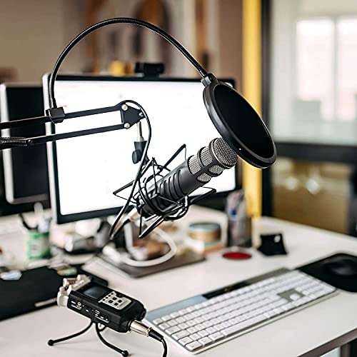 Mikrofon Popschutz, Mic Windschutz Schaum Windschutzscheibe Pop Filter, Windschutz mit flexiblem 360°Hals und… - Image 7