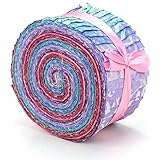 batikstoffe Über 2,5 m Stoff in einer Rolle, geeignet für eine Vielzahl von Quilt-Projekten.