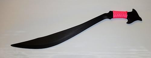 Espada Talibon Garab Práctica Espada Filipinas Artes Marciales Entrenamiento Espadas Cuchillo Rosa Réplica Polipropeleno