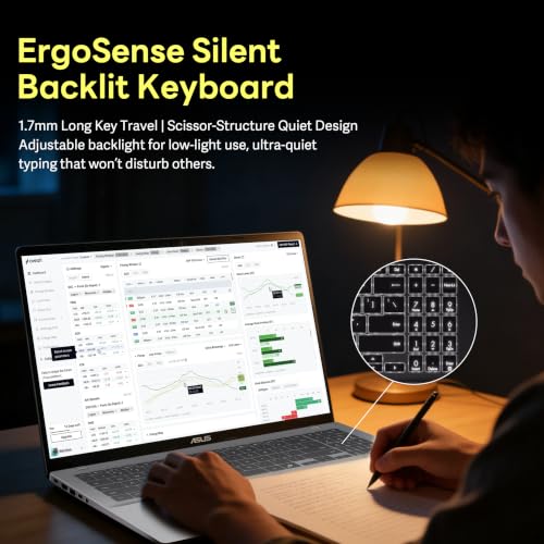 Image of ASUS Vivobook 16 Copilot+ 16 inch WUXGA IPS Laptop, Snapdragon X-X126100, 16GB RAM, 3TB Storage (2TB SSD+ 1TB Docking Station Set), Qualcomm Adreno, Backlit Keyboard, HD Camera, Win 11 Pro, Silver