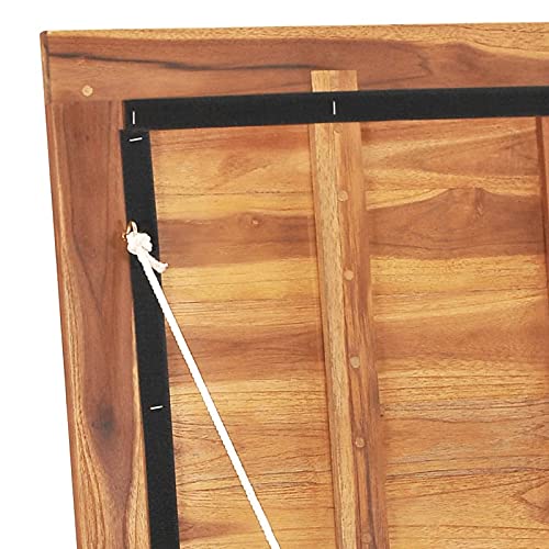 Ksodgun Gartenbox Gartenmöbel Auflagenbox Transportbox zum Organisieren und Aufbewahren 90x50x58 cm Massivholz Teak – Bild 8