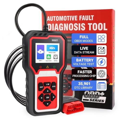 Enhanced OBD2 Scanner Diagnostic Tool - Enhanced Check Engine Code Reader with Reset, Full OBDII Functions & Live Data for All OBDII Cars 1996+，Home/DIY Scanner for car