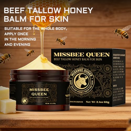 Beef Tallow & Honey Balm for Anti-Aging Skin Care - Use Code GMUFOSRA - Image 4