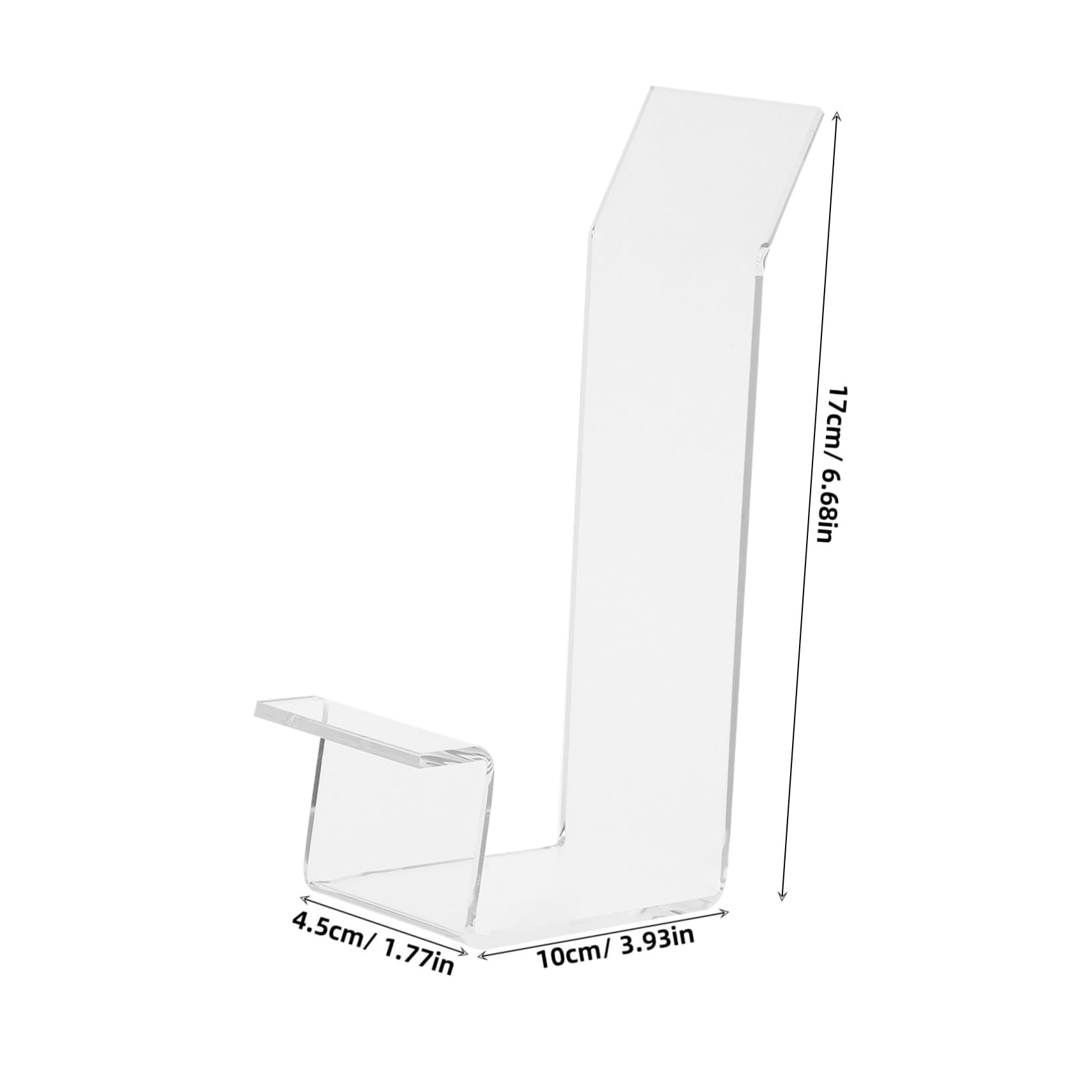 Alipis 6 Pcs Acrylic Shoe Organizer Rack Sleek Display Stand for Shoes Storage for Retail Home