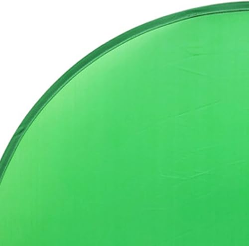 Miniatura 8 de Fondo redondo de pantalla verde, fondo de pantalla redonda de 55.9 in, fondo de silla de pantalla verde portátil para videochats, videoconferencia,