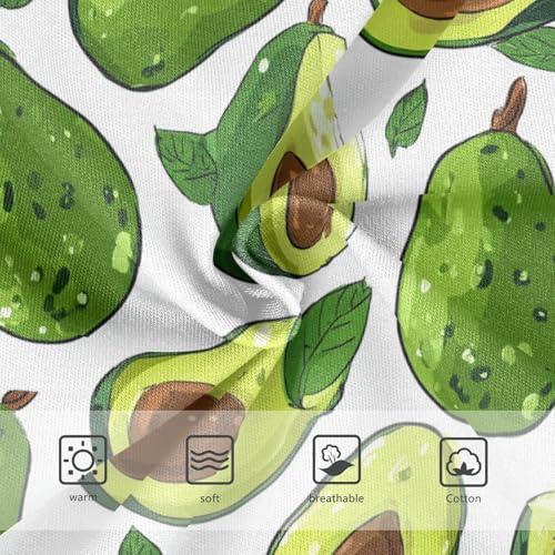 Wusikd Avocado Girls' Underwear Cotton White Girls Briefs Soft Toddler Underwear 2T3