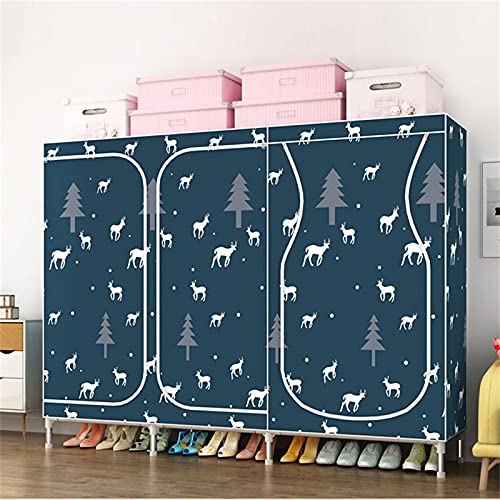 Armoire simple en tissu ouverte pour chambre et dressing moderne