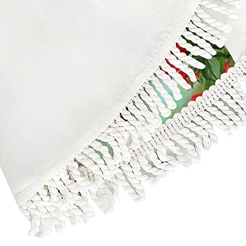 48 Inch Christmas Tree Skirt Bird In Circle Of Hibiscus Large Tree Skirt Mat Holiday Party Farmhouse Xmas Tree Matfor Home Decor Indoor Outdoor #TOP5