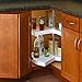 KV Lazy Susan Kidney Shaped 2 Polymer Shelves 24
