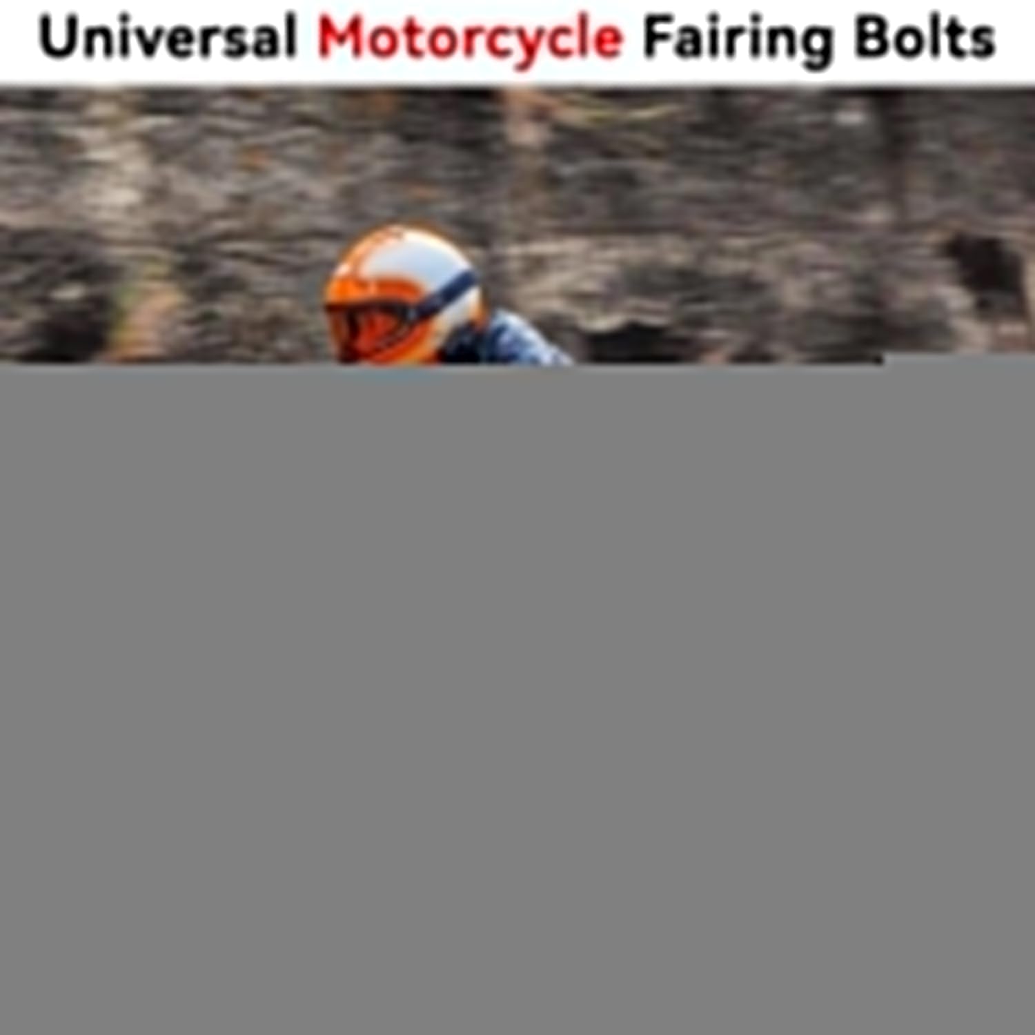 Kit de tornillos para carenado de motocicleta, Juego de pernos en acero inoxidable negro con herramientas, 158 piezas para mantenimiento y modificación de motos, Set completo para DIY