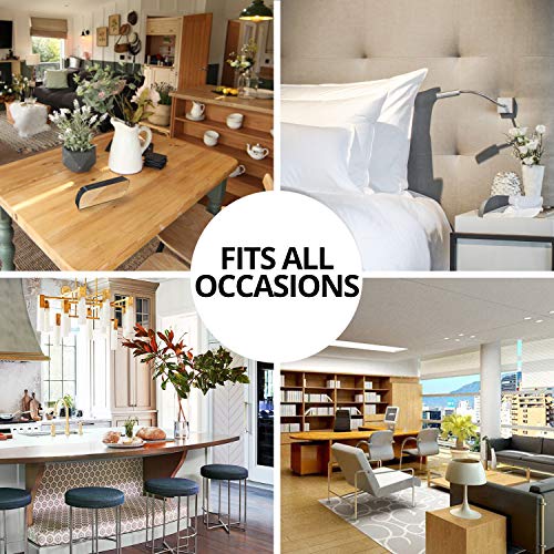 Betus Aesthetic Digital Alarm Clock Mirror Surface - Dimmer Night Mode, Large Led Digits Display, Easy Snooze - Usb & Battery Operated - Bedroom, Office, Travel Portable (Black) #TOP6